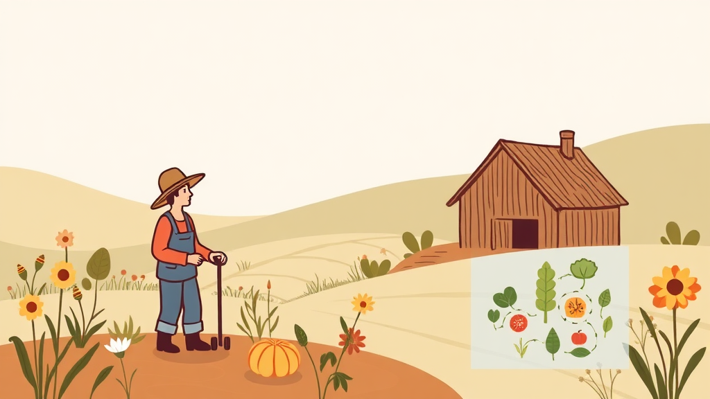 지역별 특화 농업 지원 정책 알아보기 (illustration 스타일)