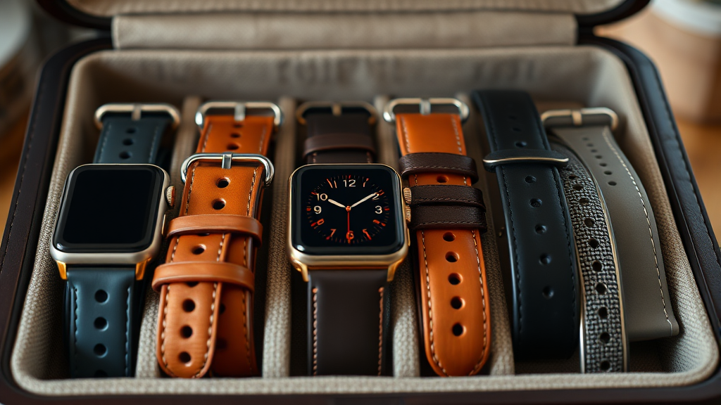 애플워치 스트랩 보관함, 왜 필요할까요? (realistic 스타일)