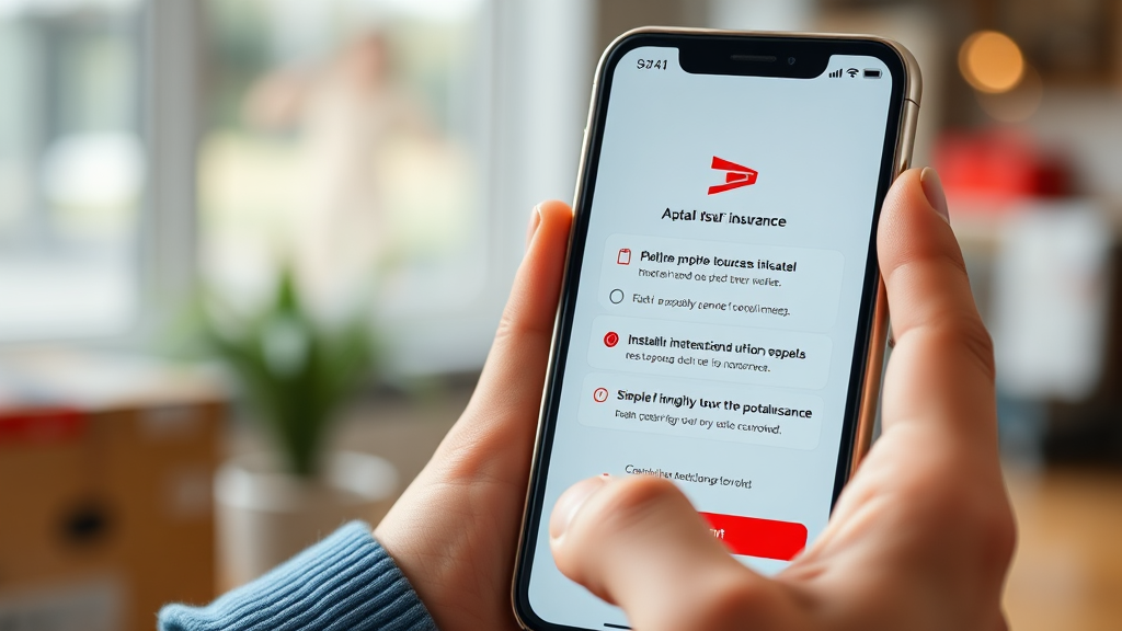 모바일 앱, 이렇게 설치하세요! (realistic 스타일)