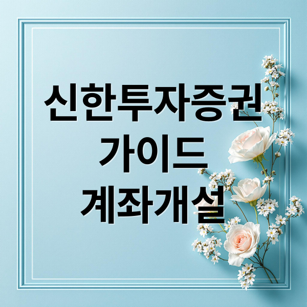 신한투자증권
가이드
계좌개설 (신한투자증권)