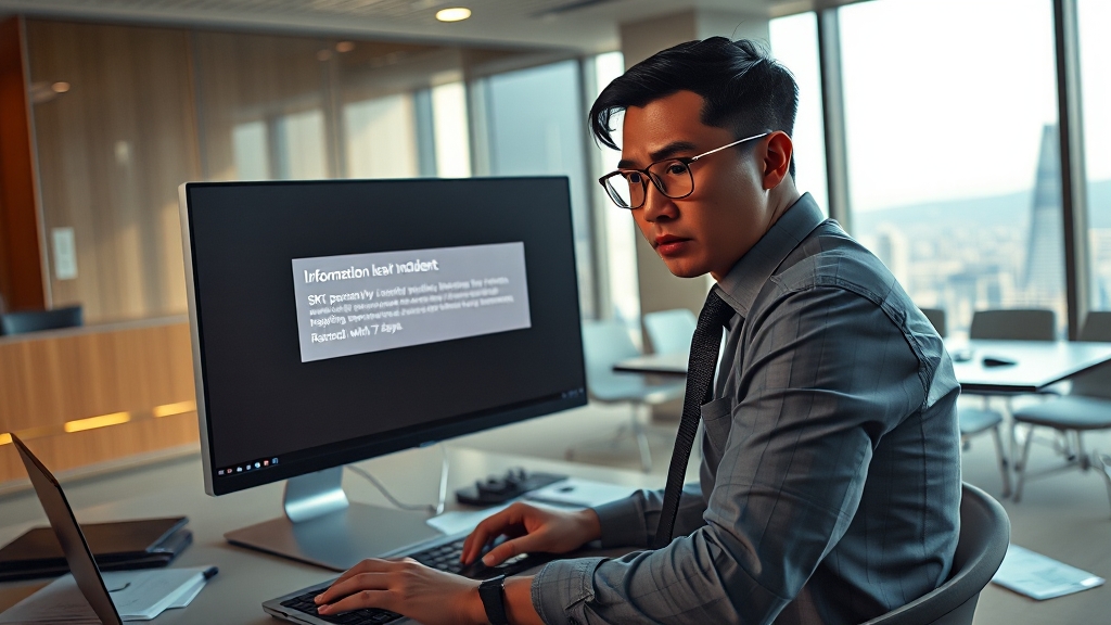 사이버 침해 사고 개요 및 위약금 정책 (realistic 스타일)