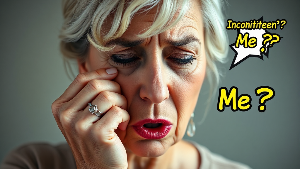 요실금, 어떤 유형이 있나요? (realistic 스타일)