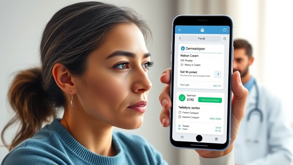 멜라논크림, 어떻게 처방받고 구매할 수 있나요? (realistic 스타일)