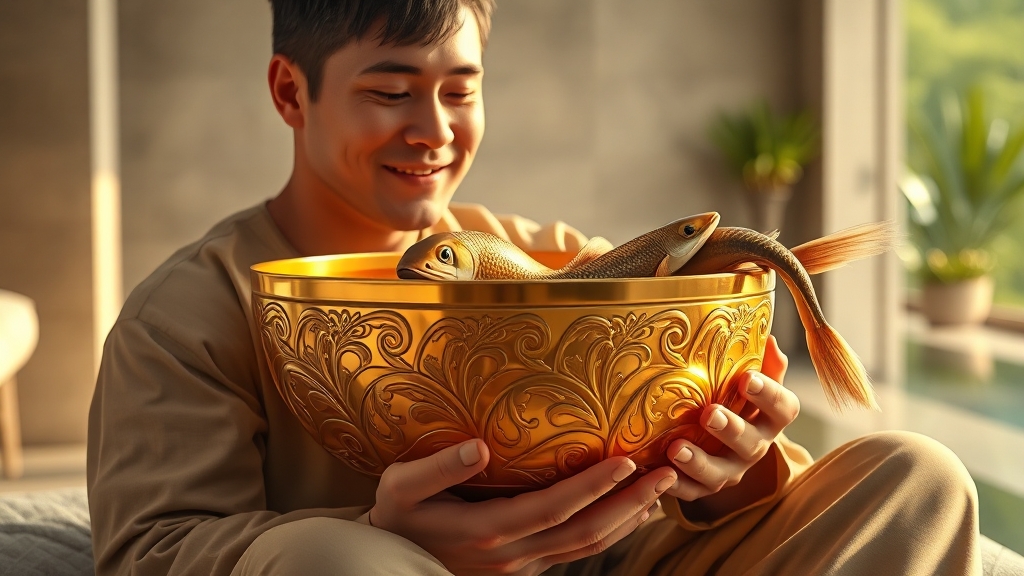 장어 먹는 꿈: 재물과 건강 (realistic 스타일)