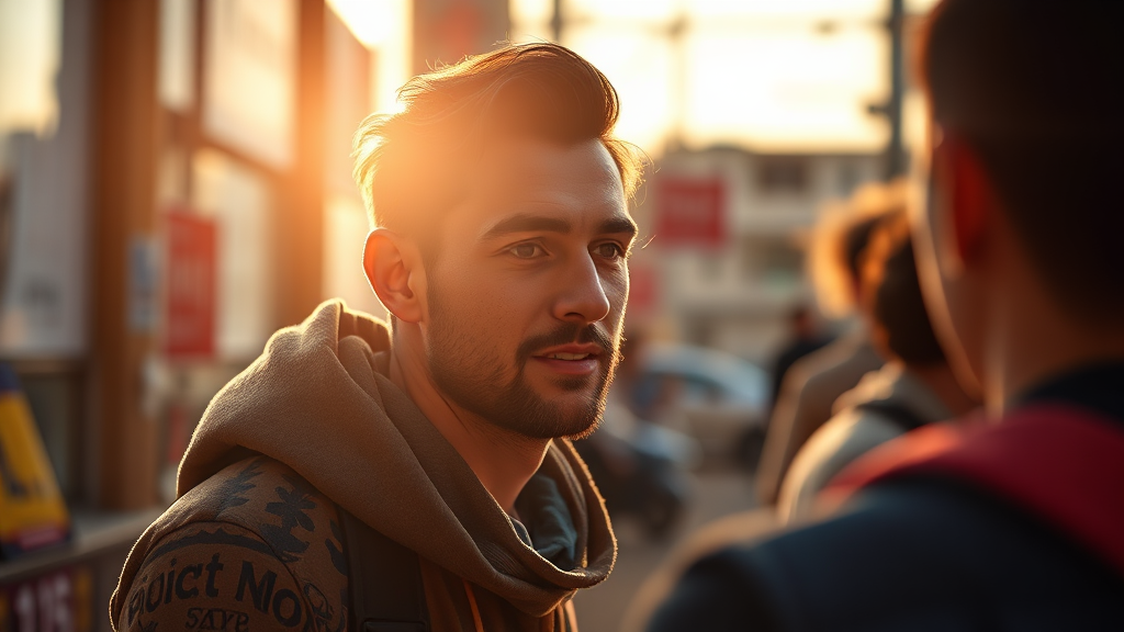 AI 부업 어려움 극복하기 (realistic 스타일)