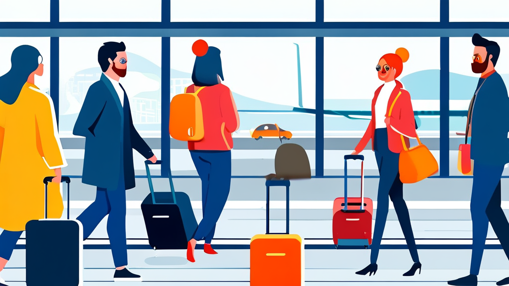 인천공항 리무진 버스 예약, 가장 쉬운 방법은? (cartoon 스타일)