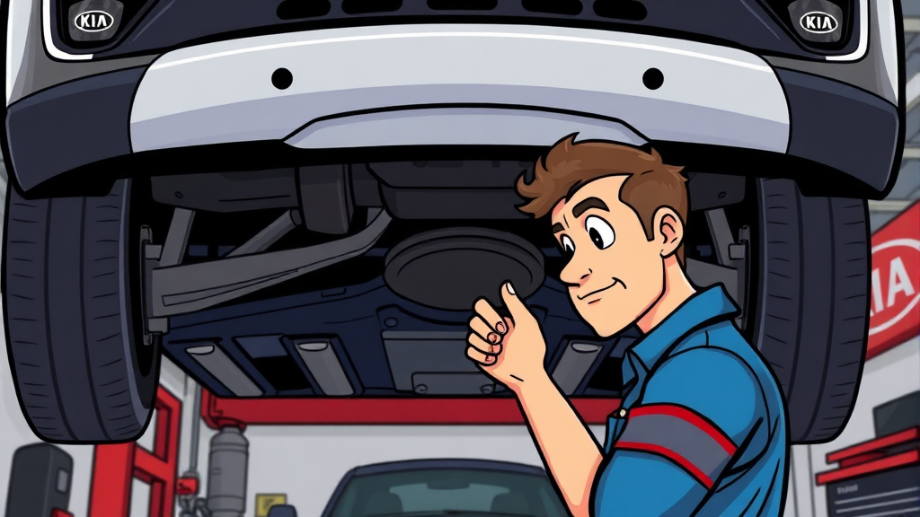 차량 문제 진단 과정 (cartoon 스타일)