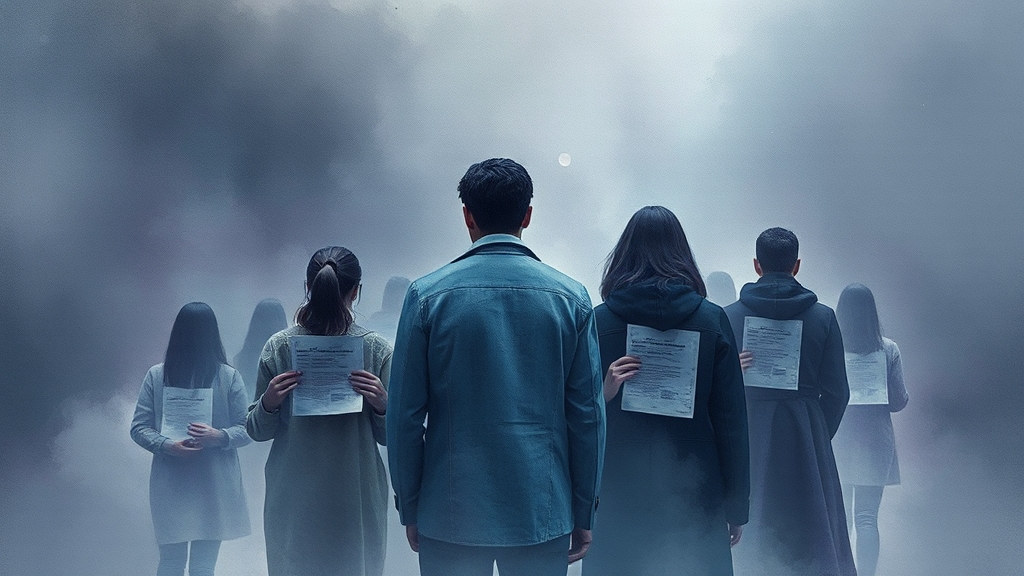 법원 등기 보이스피싱 수법 (watercolor 스타일)