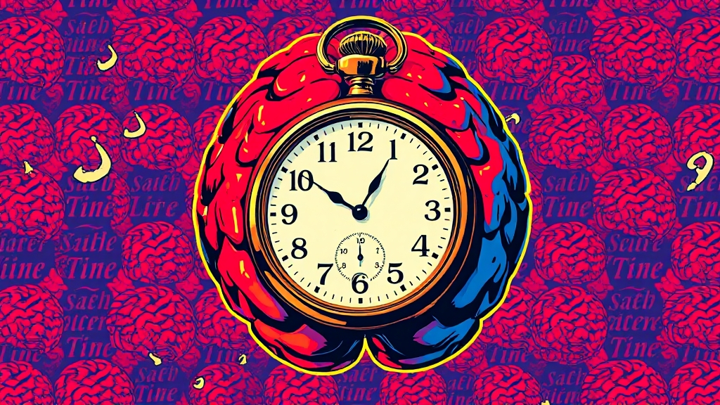 뇌경색 치료, 골든타임이 중요! (popart 스타일)
