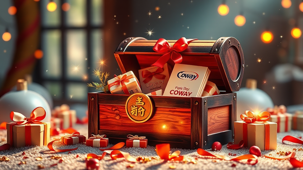 코웨이 렌탈료 할인 분석 (realistic 스타일)