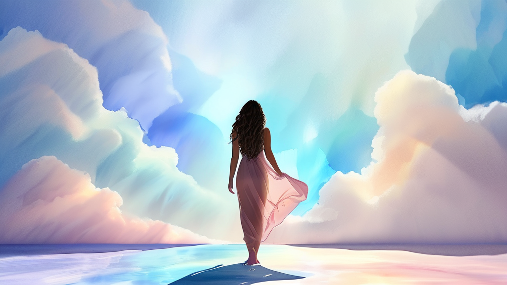 누가 민생회복 소비쿠폰을 받을 수 있나요? (watercolor 스타일)