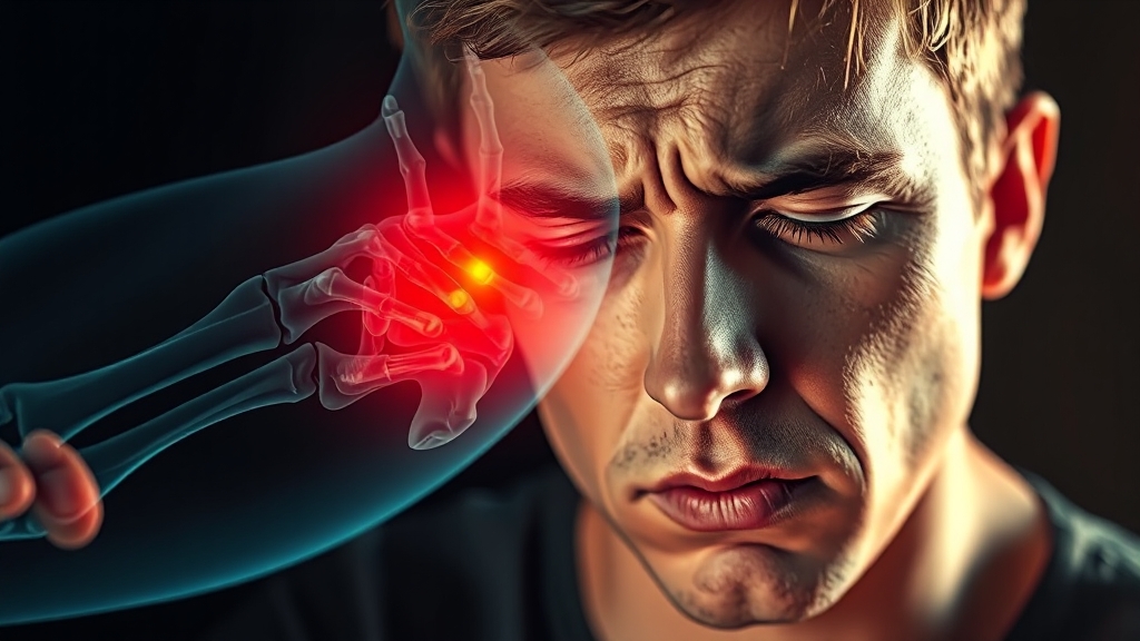 팔꿈치 통증, 어떤 증상이? (realistic 스타일)