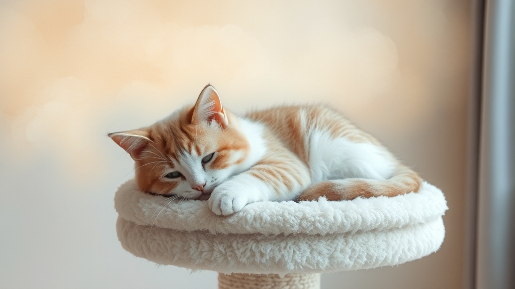 캣타워 관리 및 청소법 (watercolor 스타일)