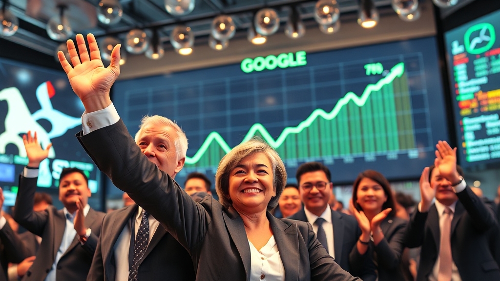 애플 주가 및 주요 기업 변동 (realistic 스타일)