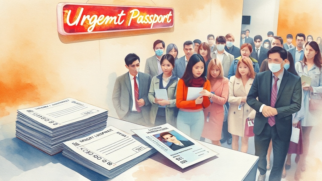 발급 절차, 자세히 알아봐요! (watercolor 스타일)