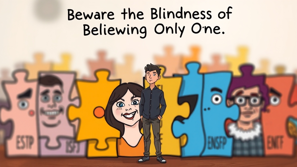 MBTI, 주의할 점은? (cartoon 스타일)