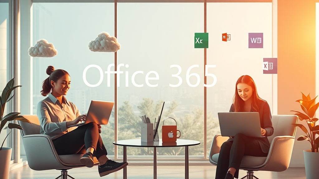 MS 오피스 365 개요 (realistic 스타일)