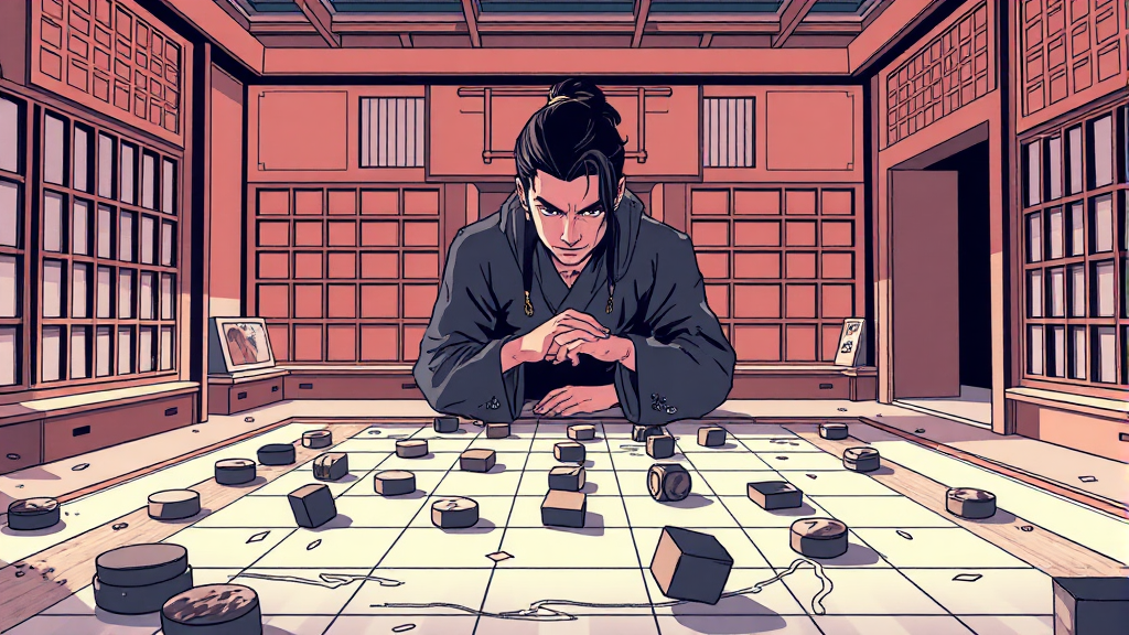 대국실 입장 및 설정 (illustration 스타일)