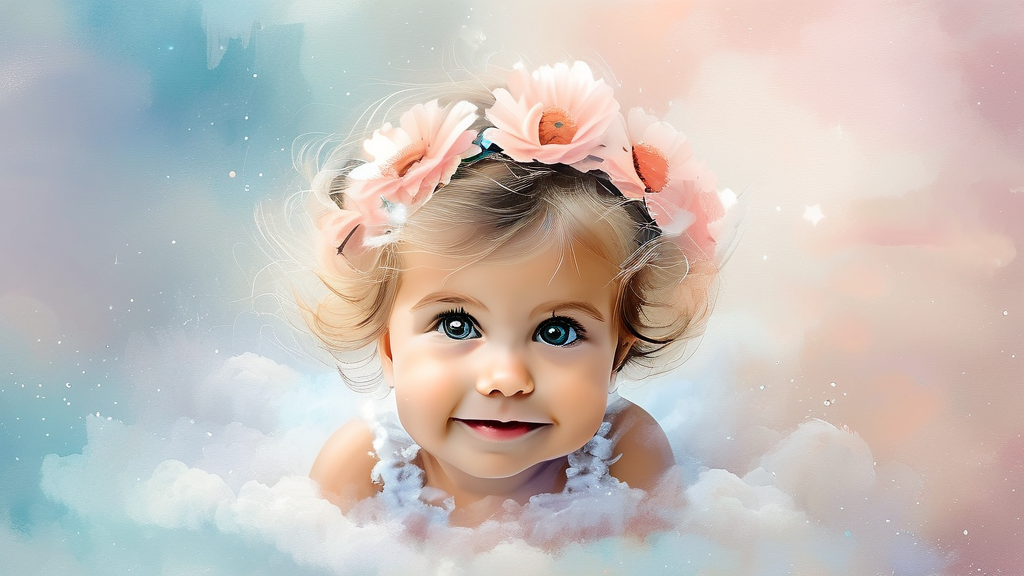 손주돌봄수당 신청 방법 및 절차 (watercolor 스타일)