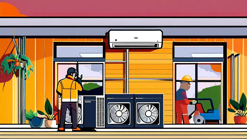 LG 에어컨 이전 설치, 새집에서 최적의 성능을 위한 팁 (cartoon 스타일)