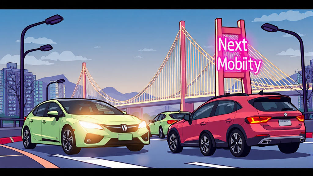 2026 부산모빌리티쇼 개요 (cartoon 스타일)