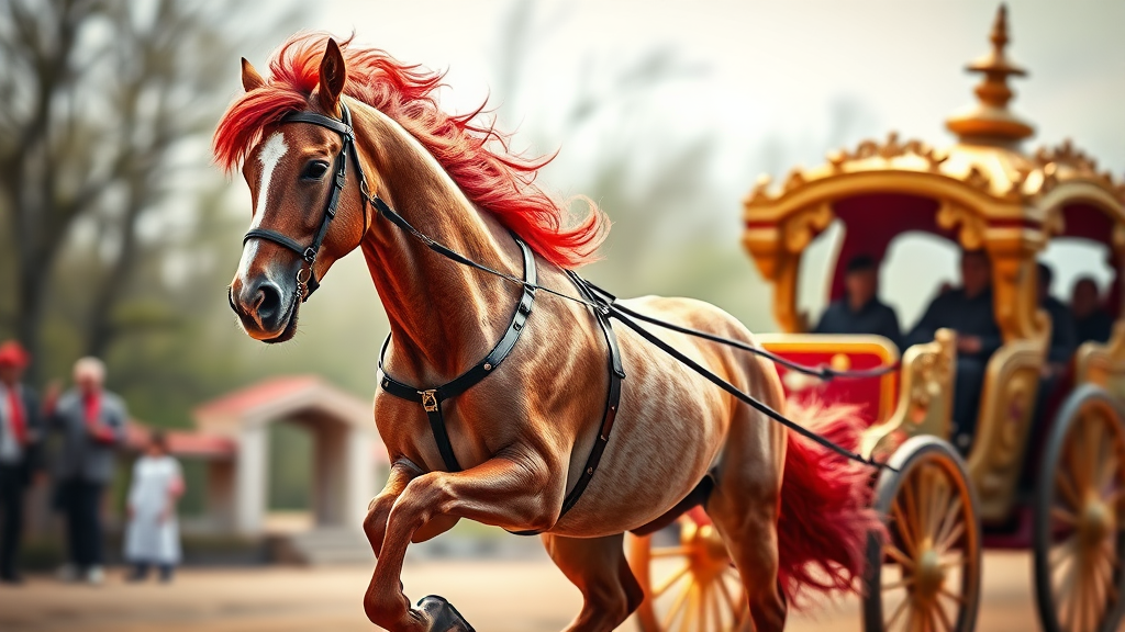 붉은 말의 해, 의미와 상징 (realistic 스타일)