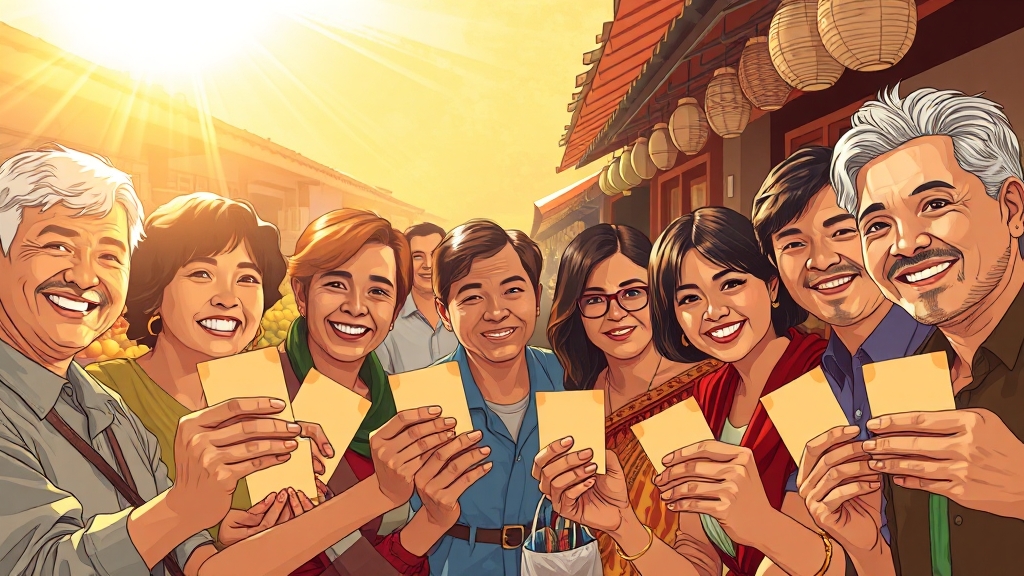 민생지원금, 왜 중요할까요? (illustration 스타일)