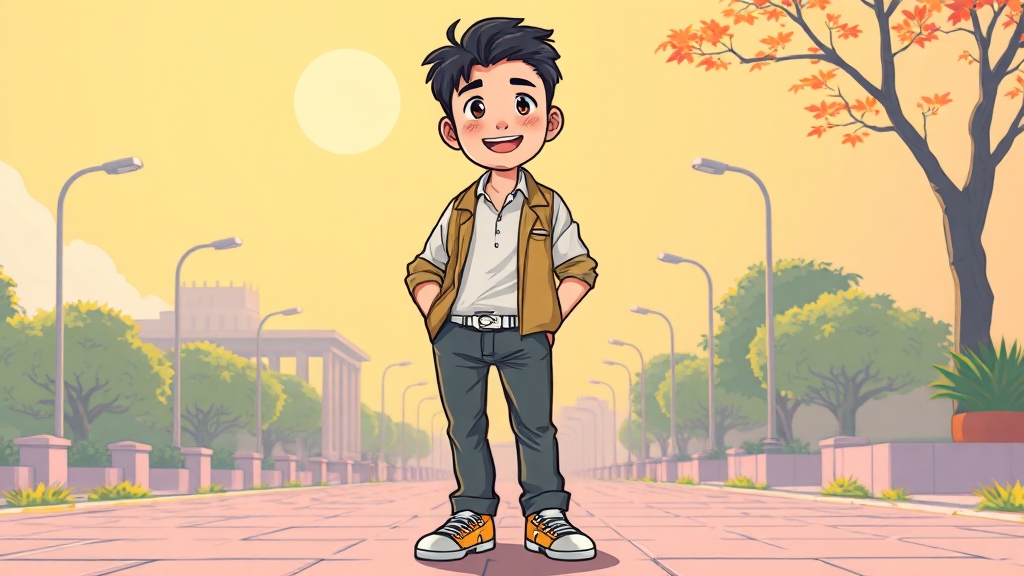 윤시윤, 건강 문제 극복 후 복귀 (cartoon 스타일)