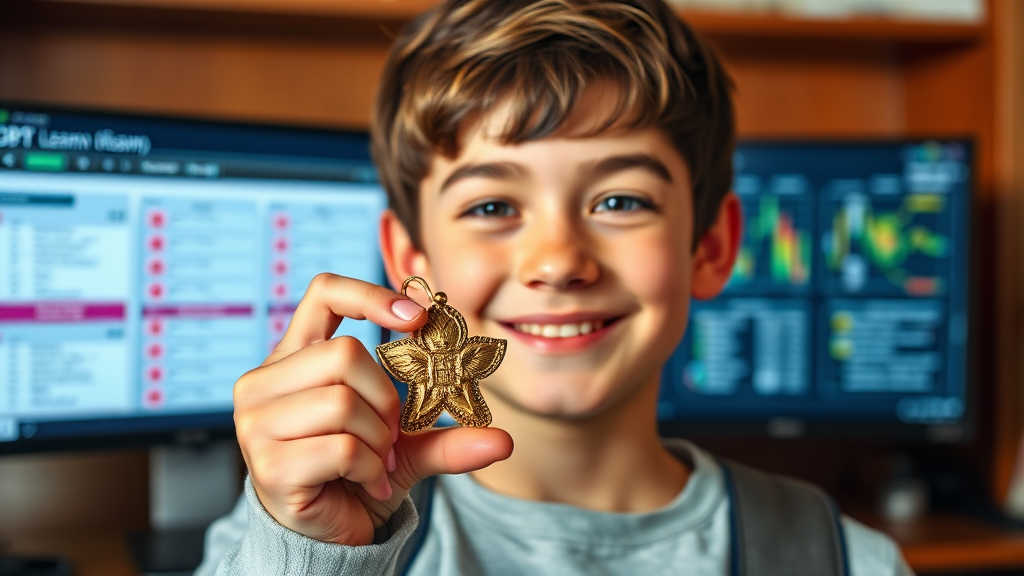 시험 합격 전략, 이것만 기억하세요! (realistic 스타일)