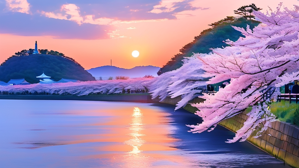 진해 군항제 방문 꿀팁: 교통, 주차, 숙박 정보 (watercolor 스타일)