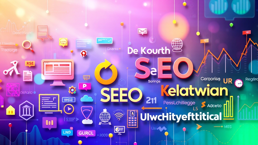 SEO 글쓰기 핵심 전략 (illustration 스타일)