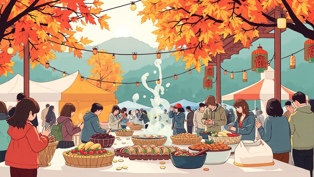 김천 김밥축제 개요 (illustration 스타일)