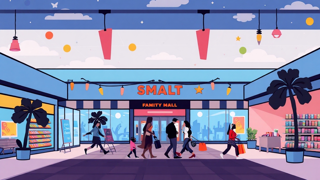 패밀리몰 활용 꿀팁 (cartoon 스타일)