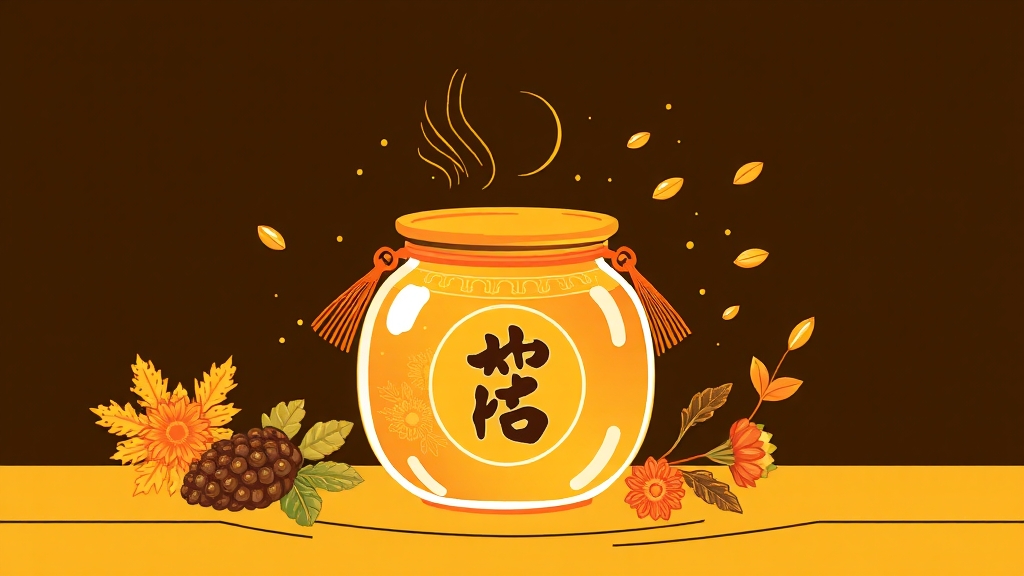 광동 경옥고 효능 (illustration 스타일)
