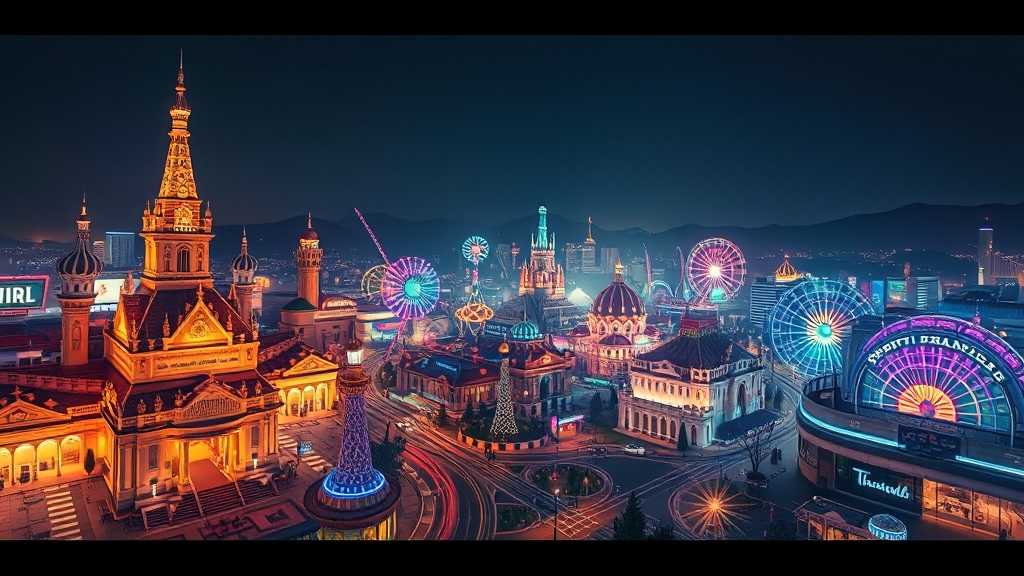 압도적 규모와 위치 (realistic 스타일)