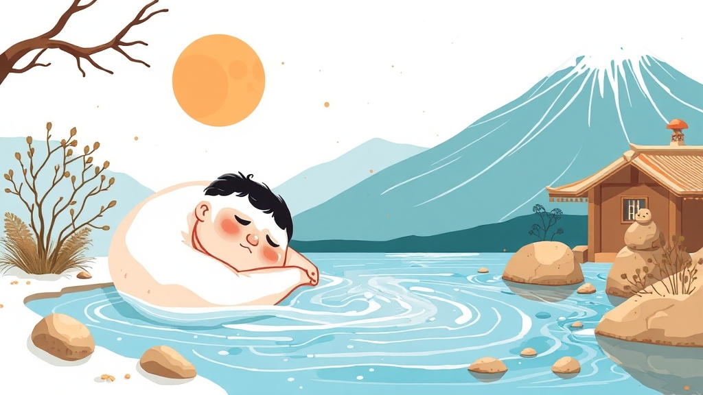 건강한 소변 습관 (illustration 스타일)