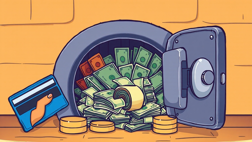 소득공제 한도 및 계산 (cartoon 스타일)