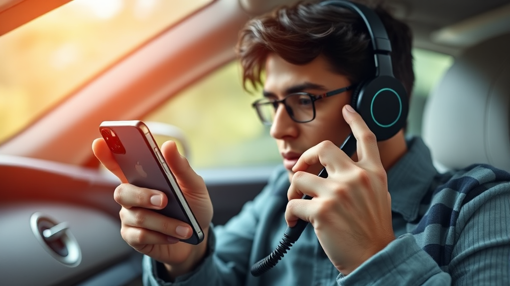 외부 기기 활용: 아이폰 통화 녹음의 또 다른 방법 (realistic 스타일)