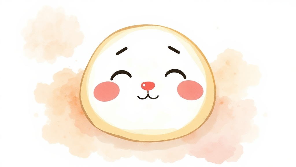 왜 우리는 ‘두부상’에 끌리는가? (watercolor 스타일)