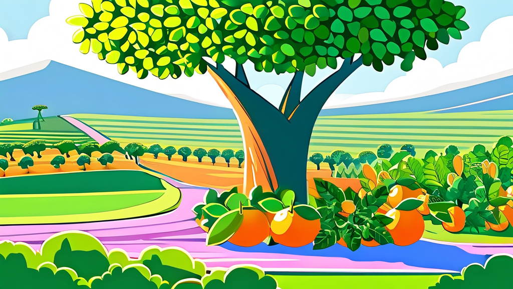 모링가, 영양 성분 분석 및 건강 효과 (cartoon 스타일)