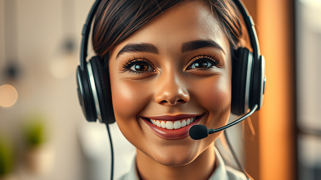 고객센터 정보 (운영시간, 연락처) (realistic 스타일)