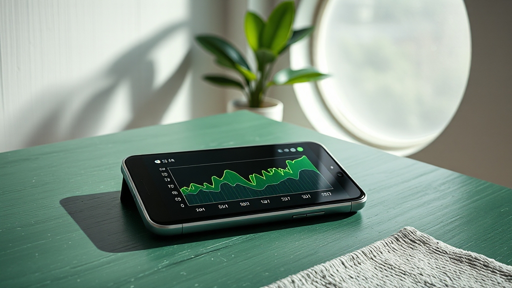 한전ON 앱으로 간편 조회 (realistic 스타일)