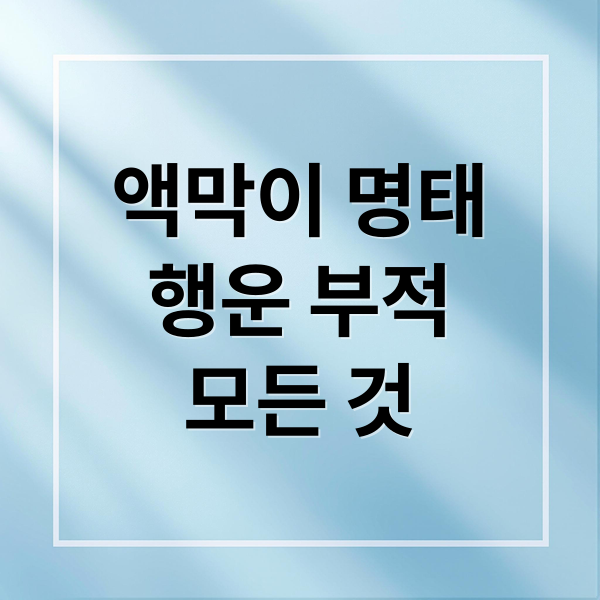 액막이 명태
행운 부적
모든 것 (액막이 명태)