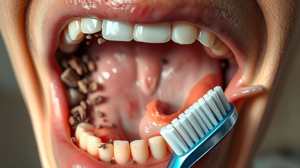 입냄새, 왜 생길까요? 주요 원인 파헤치기 (realistic 스타일)