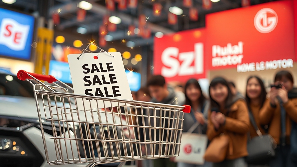 주요 할인 품목 (realistic 스타일)