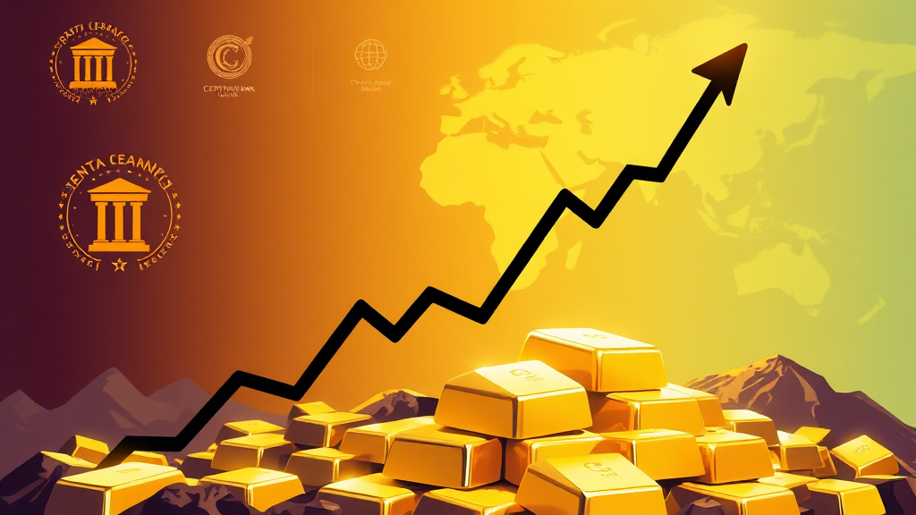 현재 금 시세 현황 및 전망 (illustration 스타일)