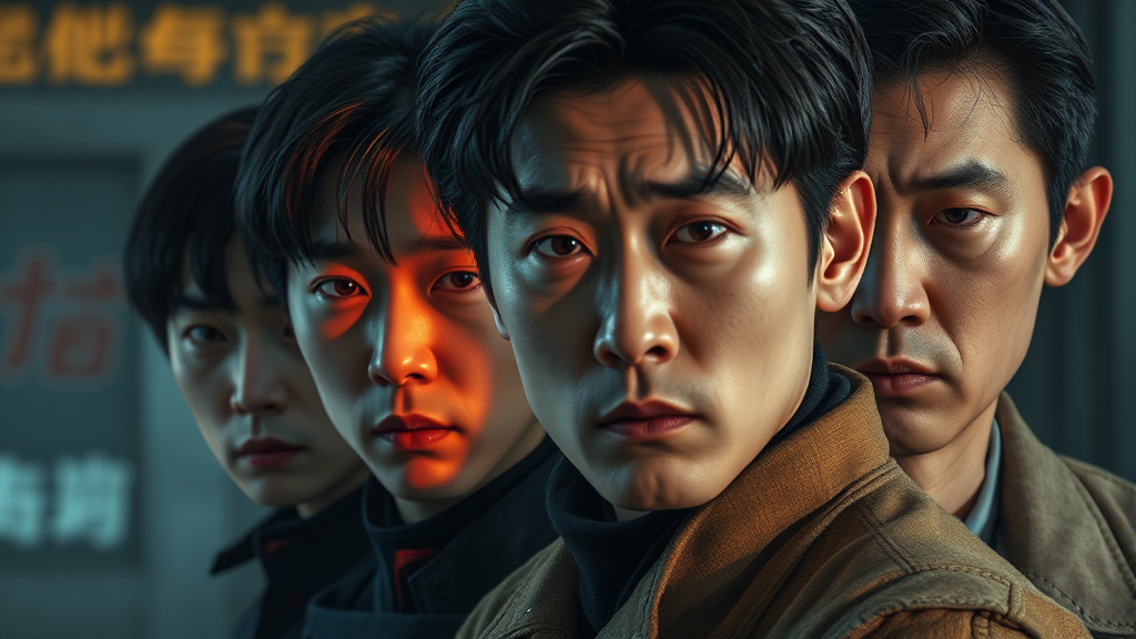 주요 등장인물 분석 (realistic 스타일)