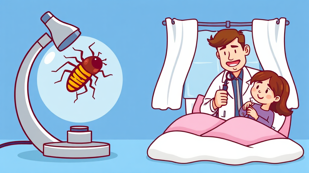 사면발이 치료, 이것만은 꼭 지키세요! (cartoon 스타일)