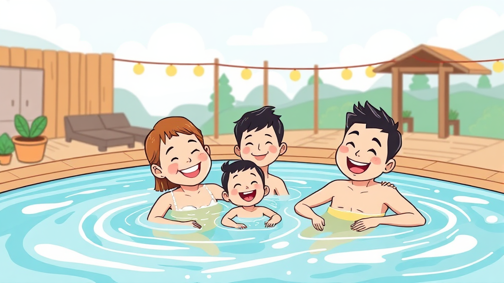 방문 후기 & 꿀팁 대방출 (cartoon 스타일)