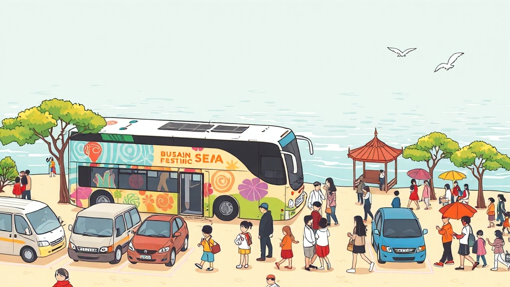 교통 정보 및 주차 꿀팁 (cartoon 스타일)